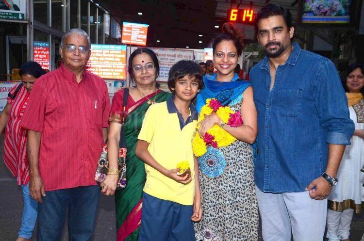 Actor Madhavan with family Rare & Unseen Childhood Photos