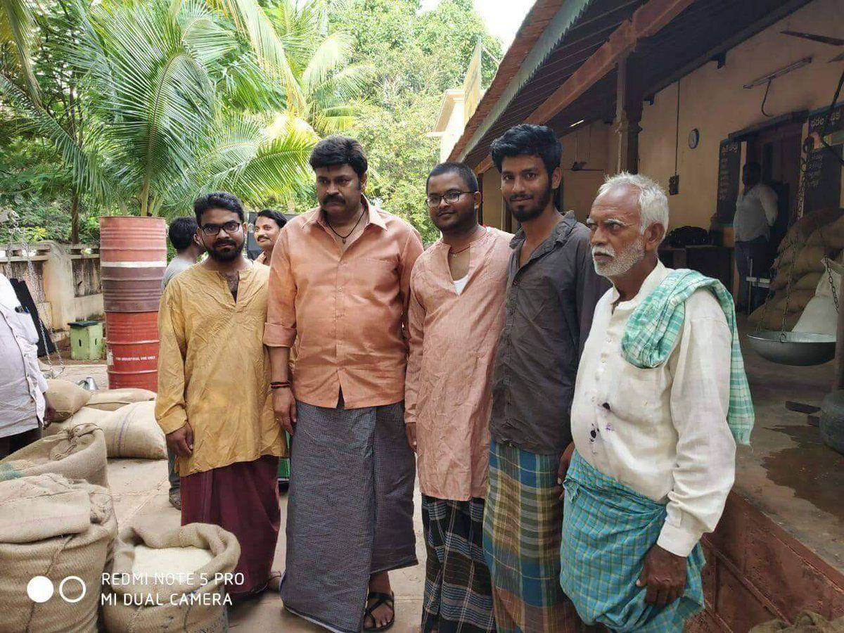 Actor Naga Babu From Sets Of Aravindha Sametha