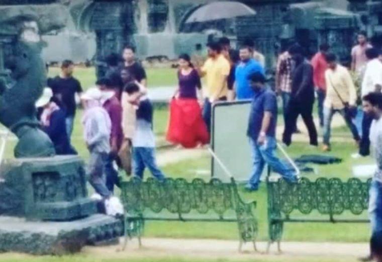 Actor Nani & Sai Pallavi from the sets of MCA Movie