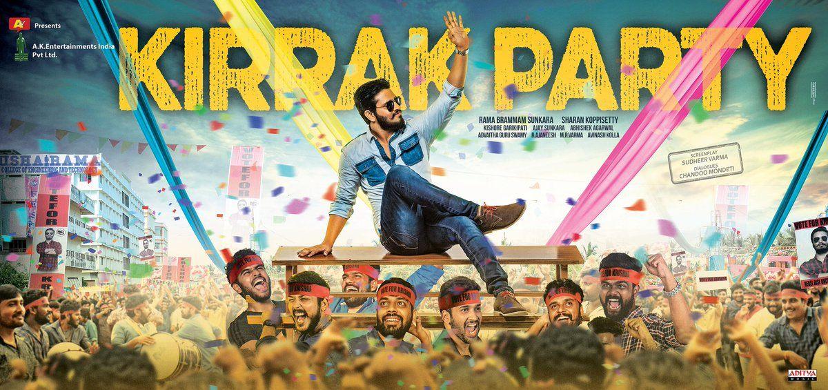 Actor Nikhil Loved the First Look Poster of Kirrak Party