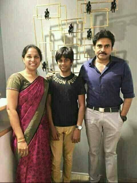 Actor Pawan Kalyan & Trivikram from the sets of PSPK25