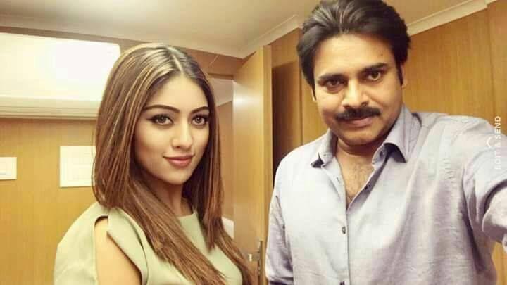Actor Pawan Kalyan & Trivikram from the sets of PSPK25