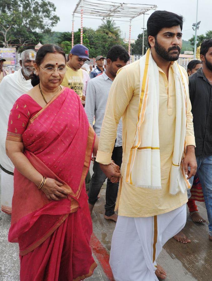 Actor Sharwanand & His Family Visits Tirumala Photos