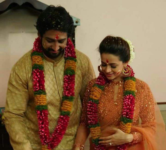 Actress Bhavana Engagement Photos