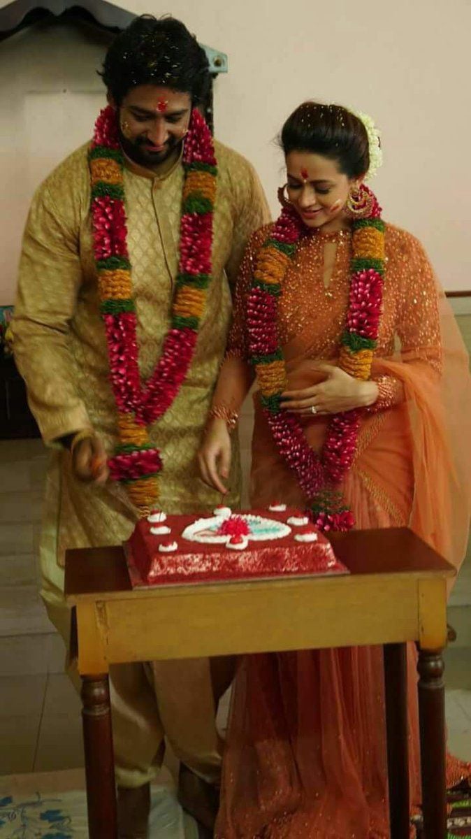 Actress Bhavana Engagement Photos