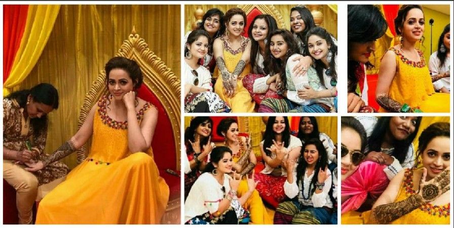 Actress Bhavana Mehndi Function Photos