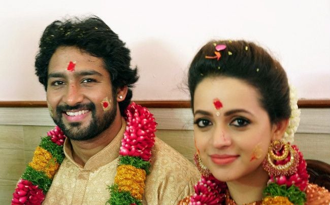 Actress Bhavana Mehndi Function Photos