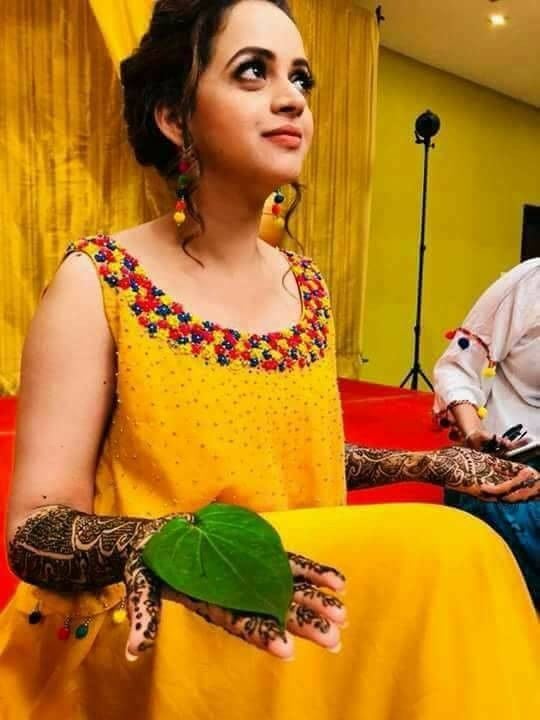 Actress Bhavana Mehndi Function Photos