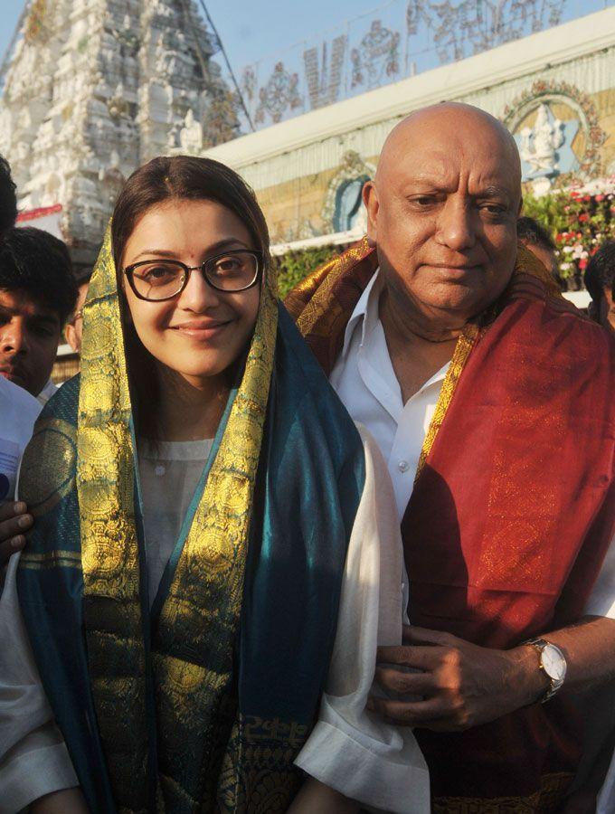 Actress Kajal Aggarwal Visits Tirumala Photos