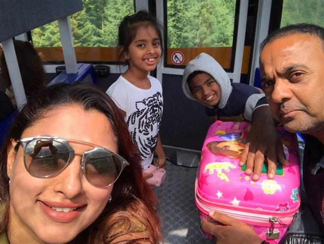 Actress Malavika Family Trip Unseen Photos