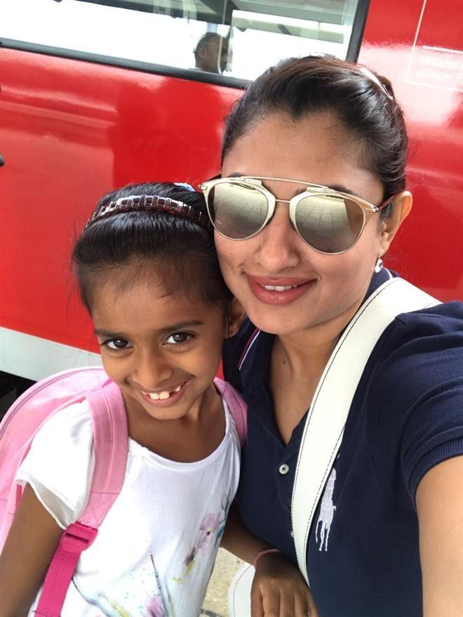 Actress Malavika Family Trip Unseen Photos