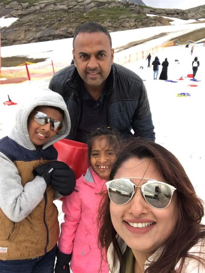 Actress Malavika Family Trip Unseen Photos