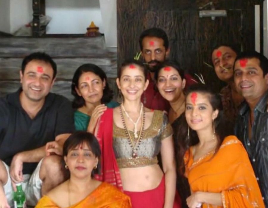 Actress Manisha Koirala Family Photos