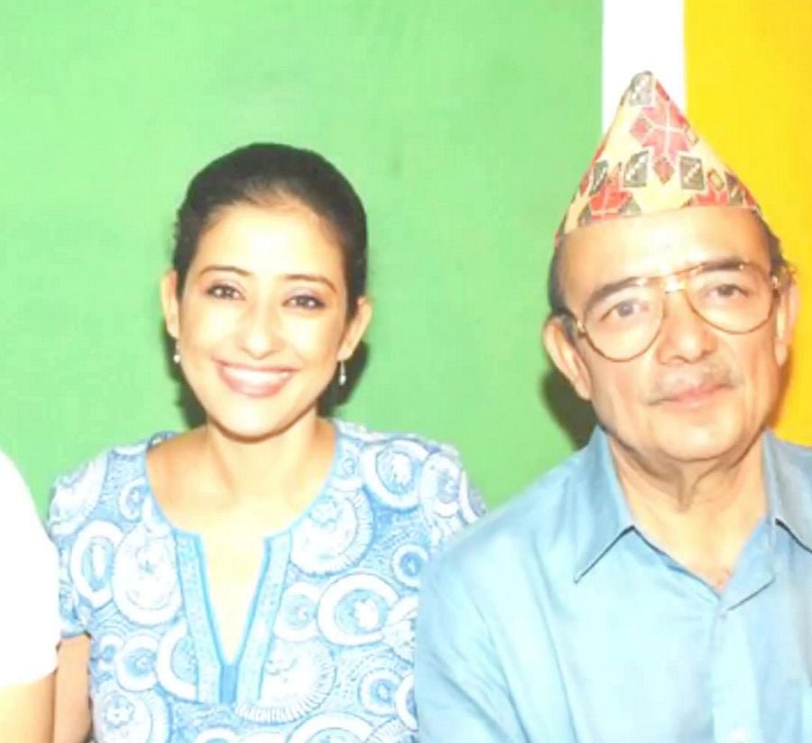 Actress Manisha Koirala Family Photos