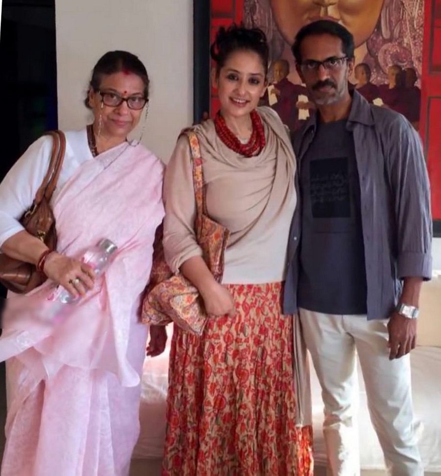 Actress Manisha Koirala Family Photos