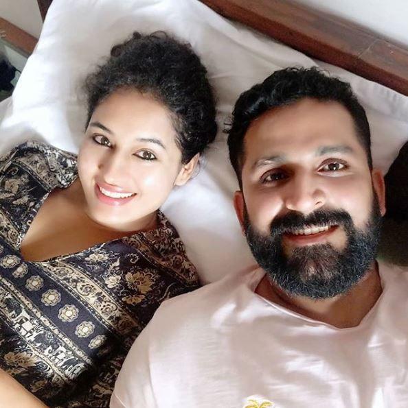 Actress Pooja Ramachandran with her Fiance John Kokken Photos