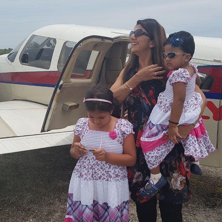 B'day Special: Actress Rambha Family Enjoying Vacation at Maldives Photos