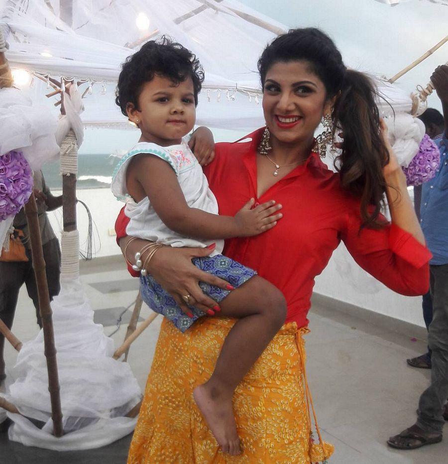 B'day Special: Actress Rambha Family Enjoying Vacation at Maldives Photos