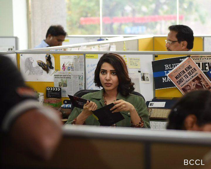 Actress Samantha from the sets of UTurn Movie Stills