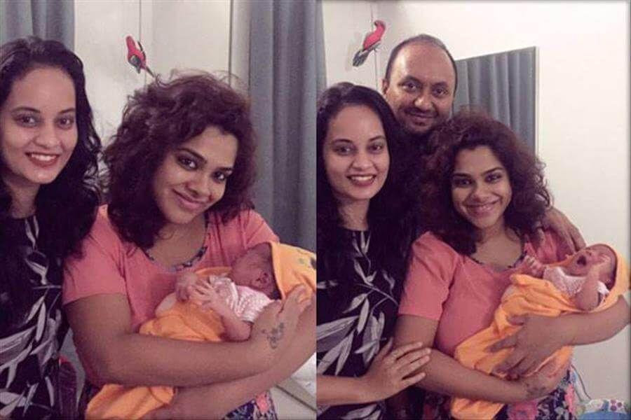Actress Sandhya Blessed With A Baby Girl Photos