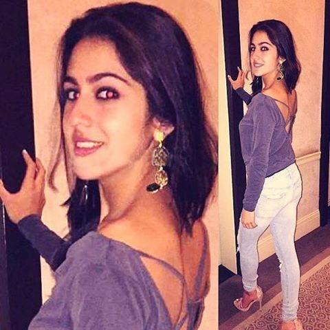 Actress Sara Ali Khan Latest Hot & Spicy Photos 2017