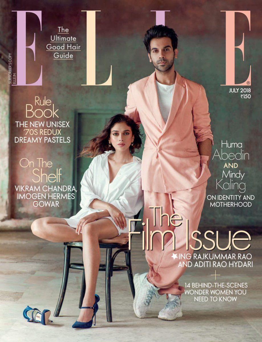 Aditi Rao Hydari & Rajkummar Rao Latest Elle India Photoshoot Stills