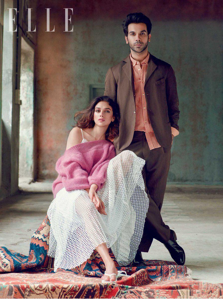 Aditi Rao Hydari & Rajkummar Rao Latest Elle India Photoshoot Stills