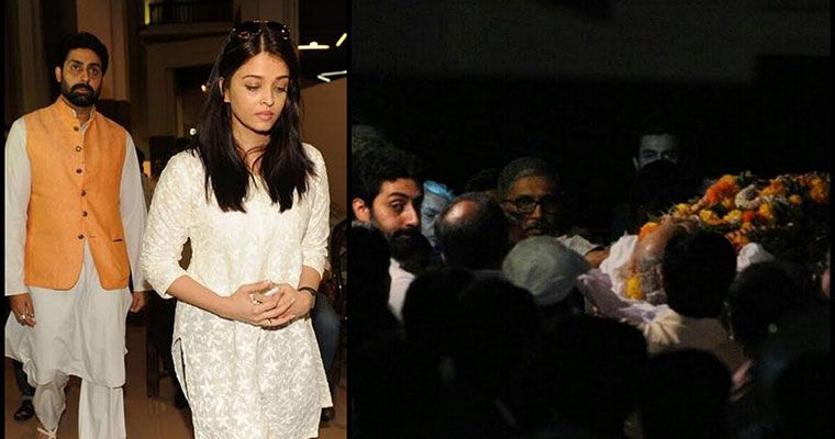 Aishwarya Rai Father Krishnaraj Rai Condolences Photos