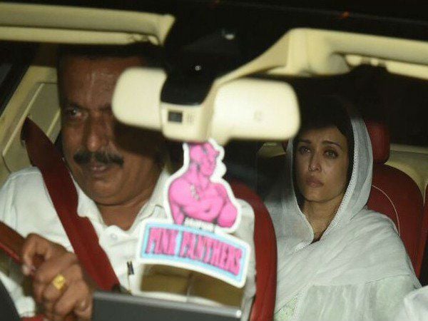 Aishwarya Rai Father Krishnaraj Rai Condolences Photos