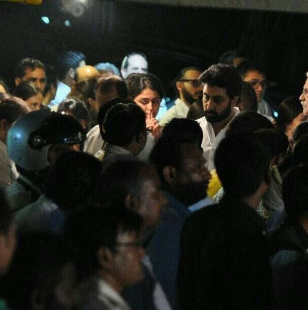 Aishwarya Rai Father Krishnaraj Rai Condolences Photos