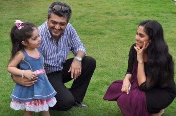 Ajith Shalini Daughter Anoushka & Son Aadvik Unseen Photos