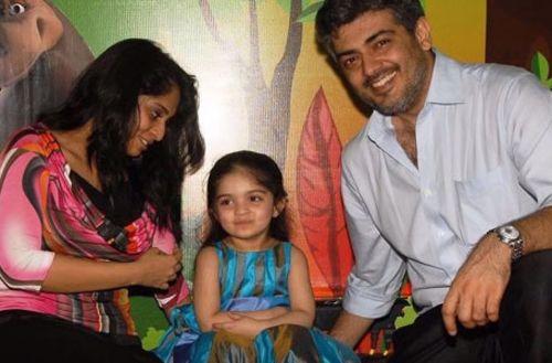 Ajith Shalini Daughter Anoushka & Son Aadvik Unseen Photos