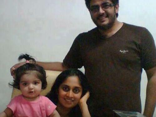 Ajith Shalini Daughter Anoushka & Son Aadvik Unseen Photos