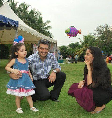 Ajith Shalini Daughter Anoushka & Son Aadvik Unseen Photos