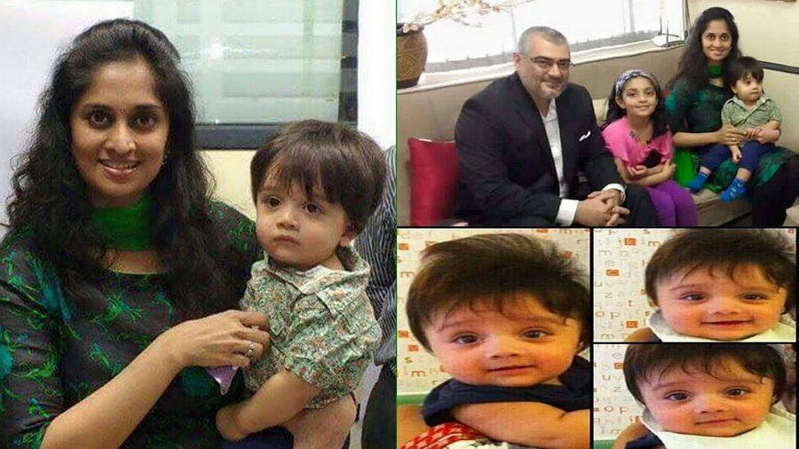 Ajith Shalini Daughter Anoushka & Son Aadvik Unseen Photos