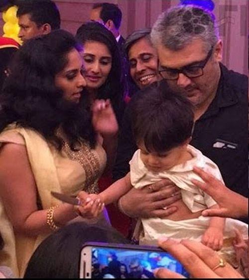 Ajith Shalini Daughter Anoushka & Son Aadvik Unseen Photos