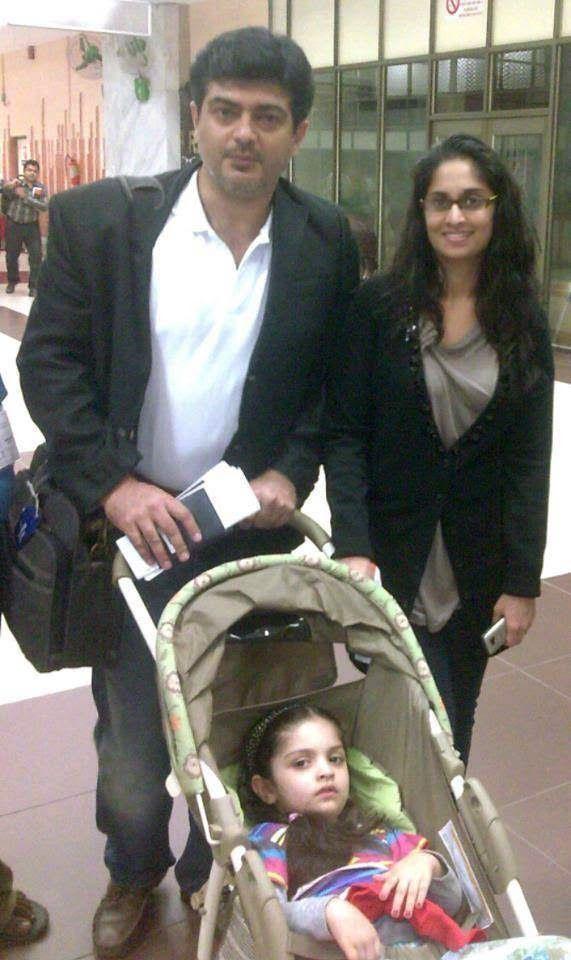 Ajith Shalini Daughter Anoushka & Son Aadvik Unseen Photos