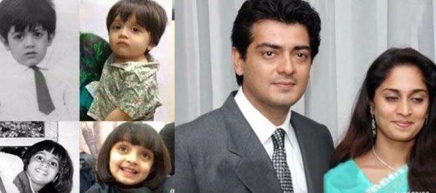 Ajith Shalini Daughter Anoushka & Son Aadvik Unseen Photos