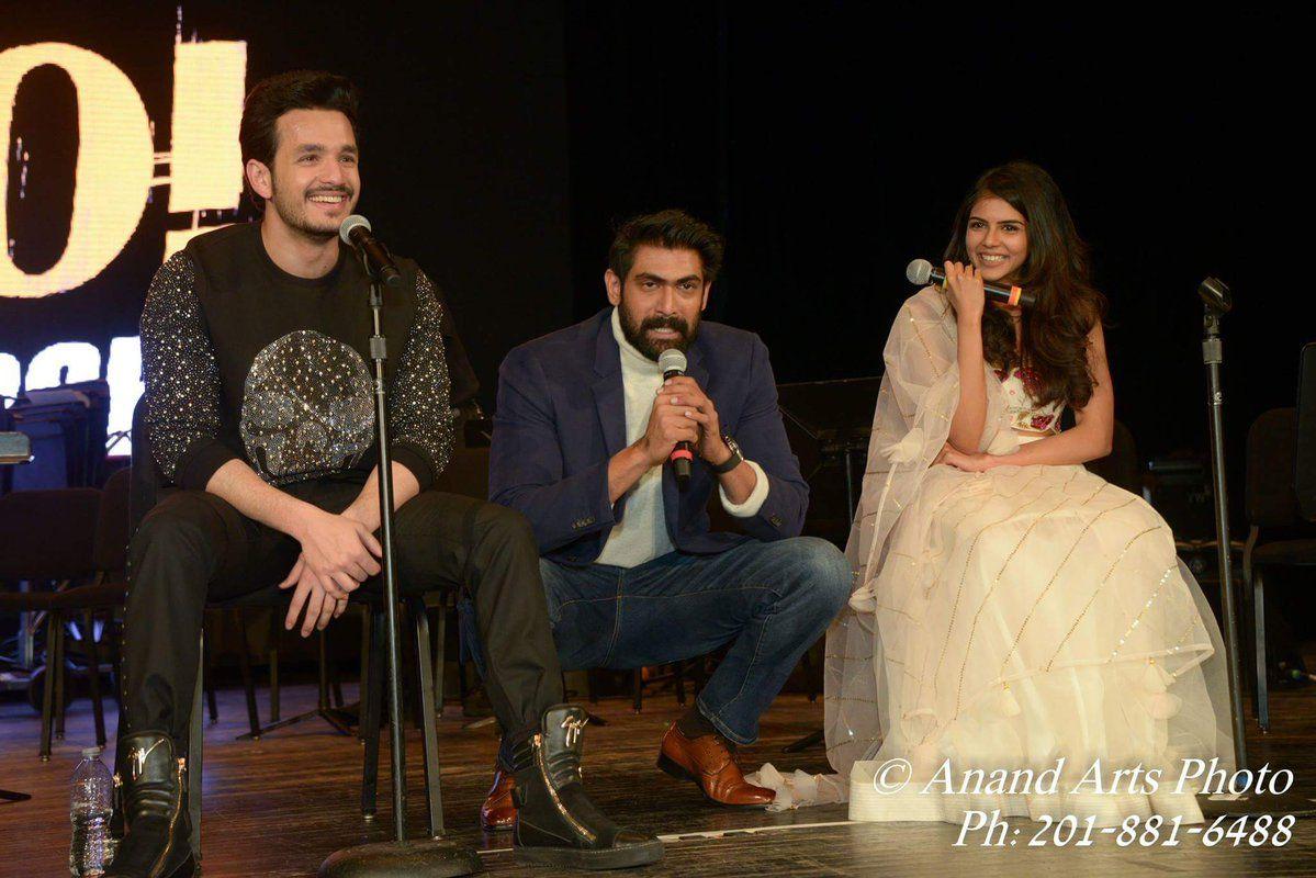 Akhil Akkineni from Hello USA Tour Photos