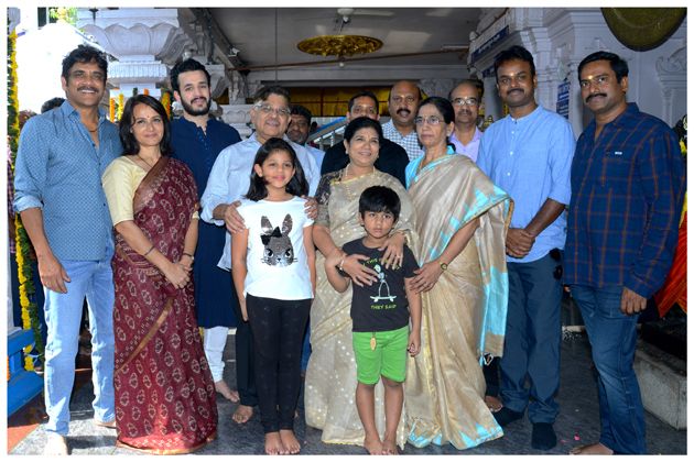 Akhil New Movie Launch Photos