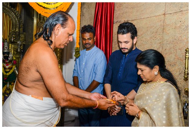 Akhil New Movie Launch Photos