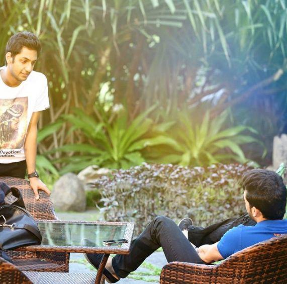 Akhil With TSR Grandson Keshav Reddy Photos