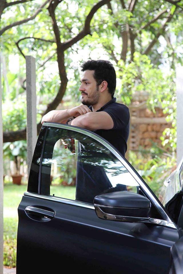 Akkineni Nagarjuna & Akkineni Akhil With New BMW 750Li