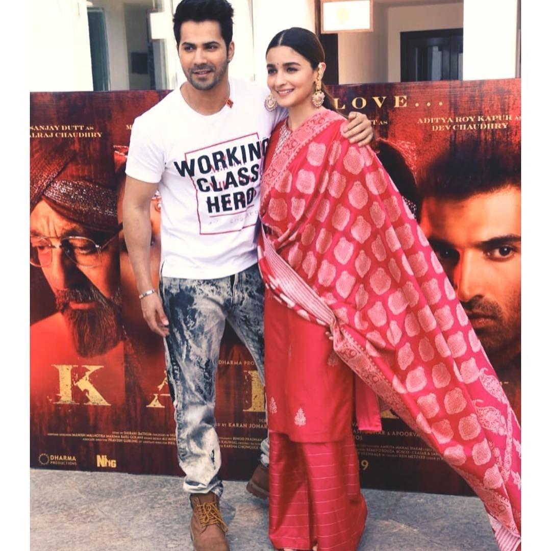 Alia And Many at Kalank Promotions