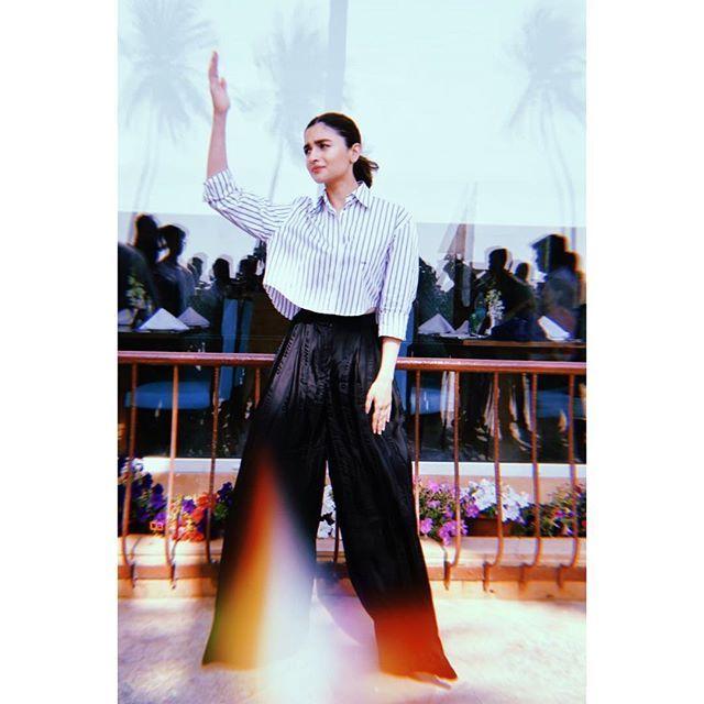 Alia and Crew at kalank promotions