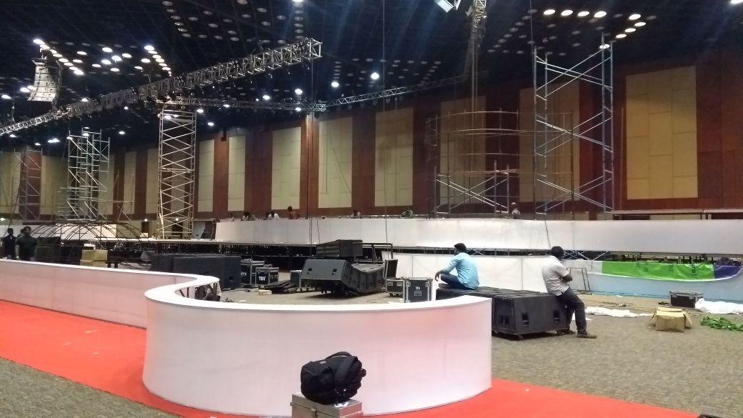 All Set For Agnyathavaasi Movie Audio Function