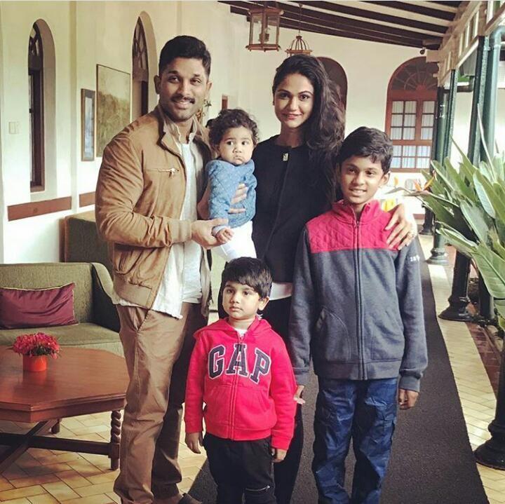 Allu Arjun with his family in Ooty Photos