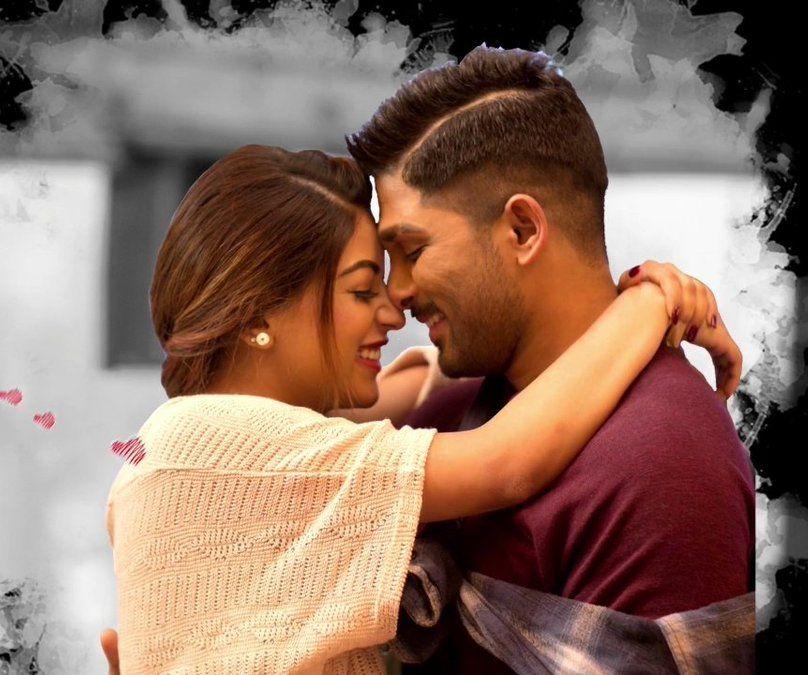 Allu Arjun working stills right from the sets of Naa Peru Surya