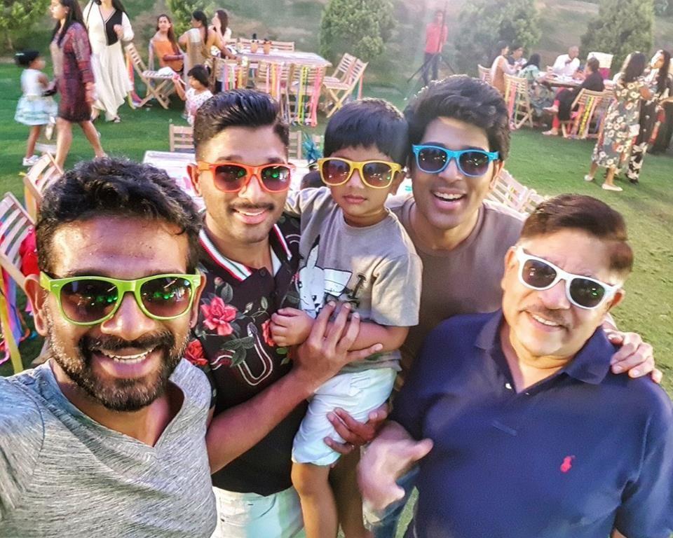 Allu Family Celebrates Allu Ayaan's Birthday Photos