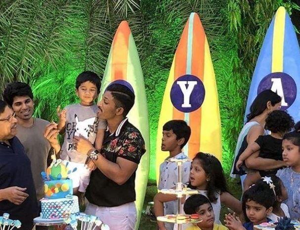 Allu Family Celebrates Allu Ayaan's Birthday Photos